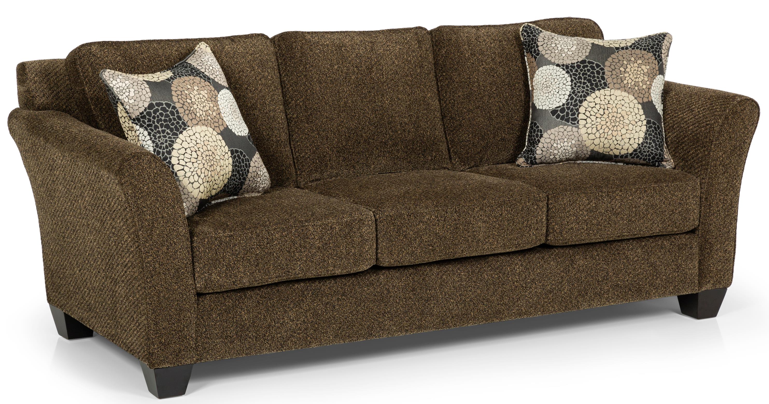 Sunset Home 184 146424039 Contemporary Basic Sleeper Sofa with Flared Arms Sadler's Home